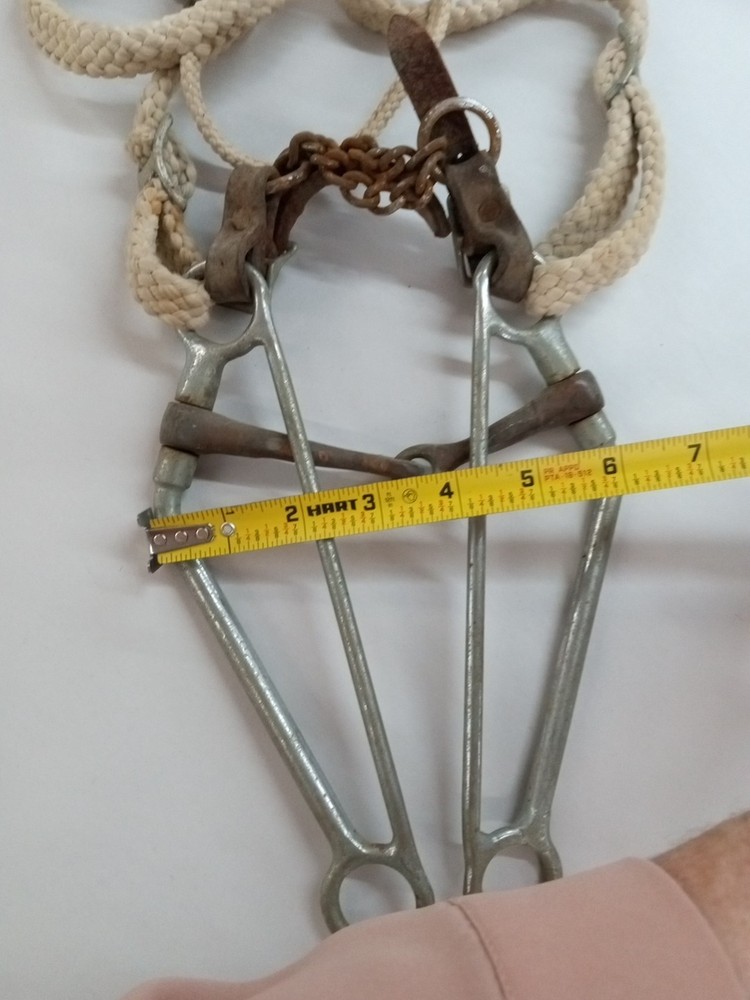 Vintage Bitless Horse Headstall Component
