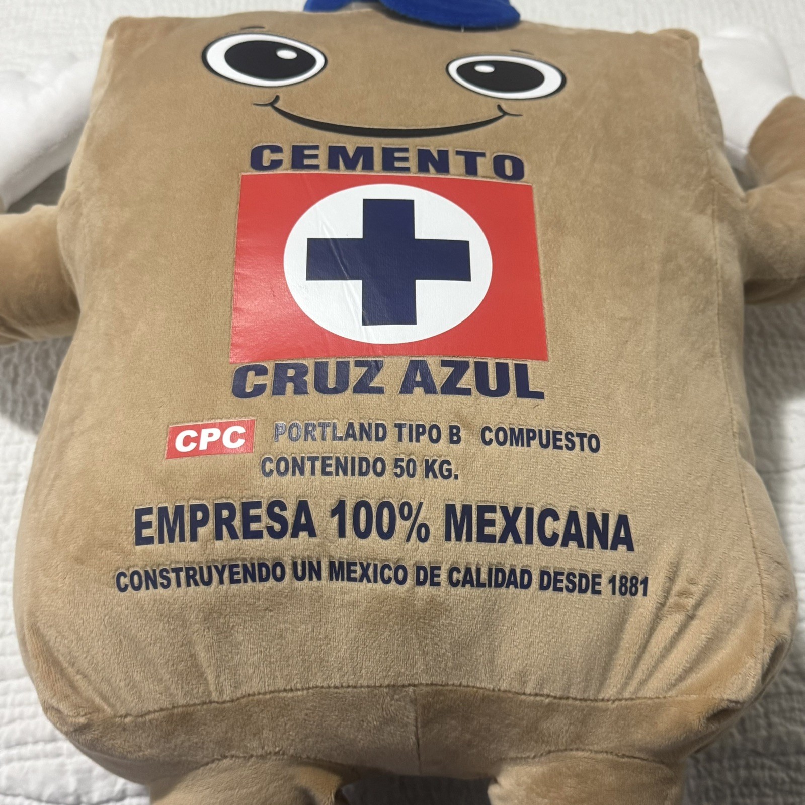 Costalito Cruz Azul Mexico La Maquina peluche Teddy cruzazulito *VERY BIG* 50CM