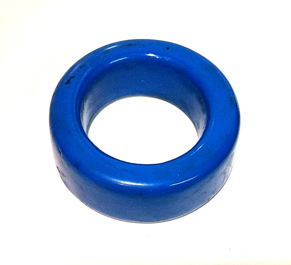 Vintage Baseball Softball Bat Training Weight Blue Rubber 16 ounces Donut Shape