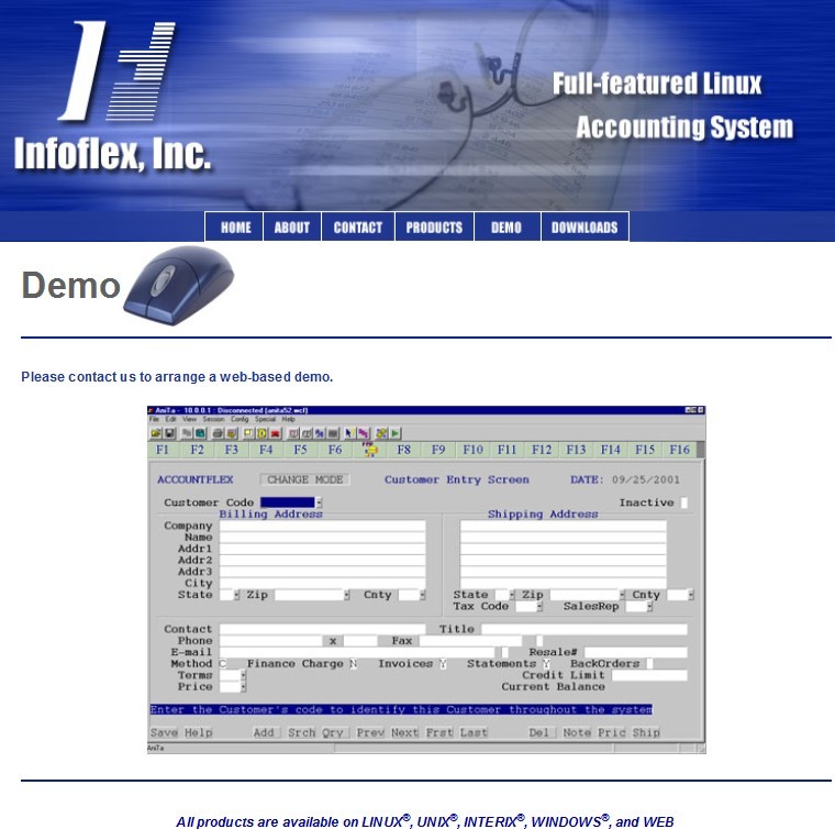Infoflex-4GL Linux development license (Informix Compatable & unlimited users)