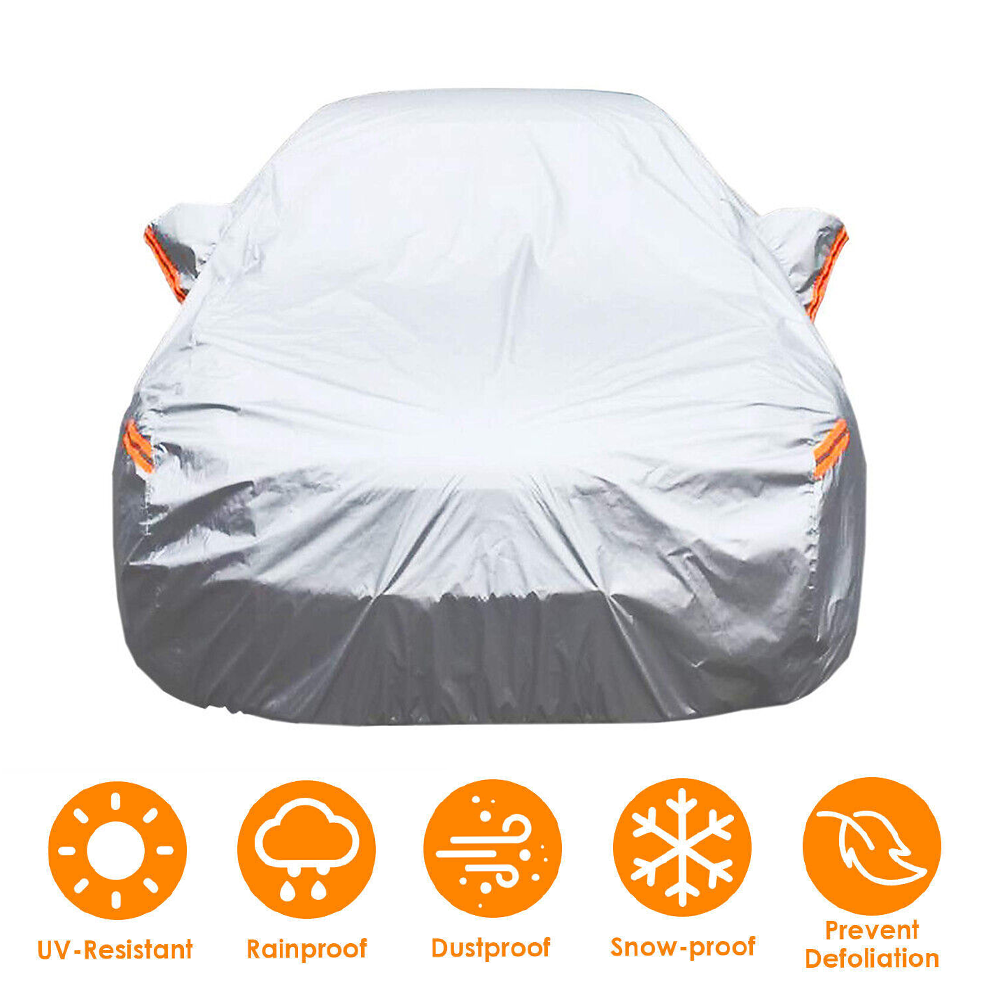 For Honda Civic Full Car Cover Outdoor Sun UV Protection Dust Rain Resistant