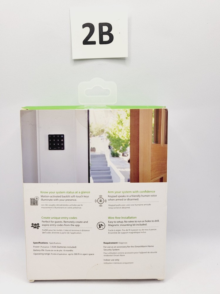 iSmart Alarm - Wireless Talking Keypad Accessory