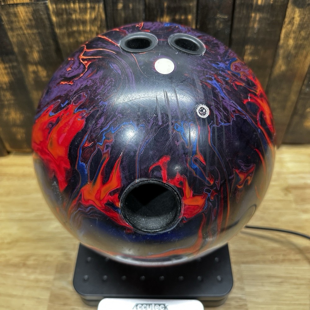 Track 912T Bowling Ball 14.5 lbs Red Solid Reactive Asymmetric Single Drill