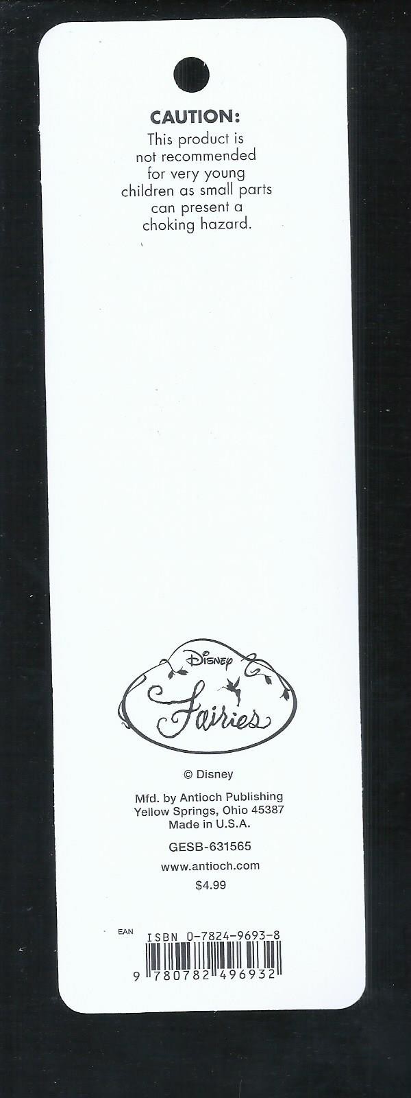 TINKER BELL DISNEY FAIRIES BOOMARK ANTIOCH PUBLISHING NEW OLD STOCK 2008