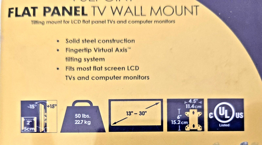 VUEPOINT Flat Panel TV Tilting Wall Mount