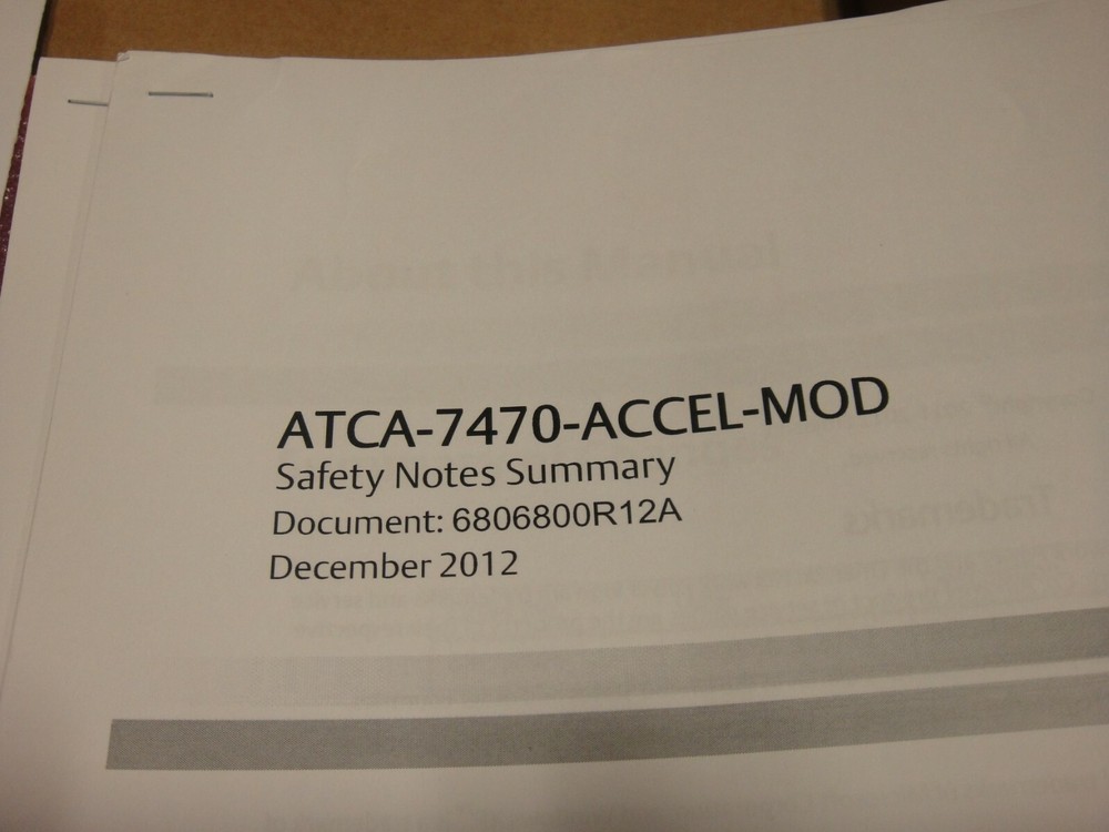 2 modules in one box ATCA 7470 Accel Mod open box