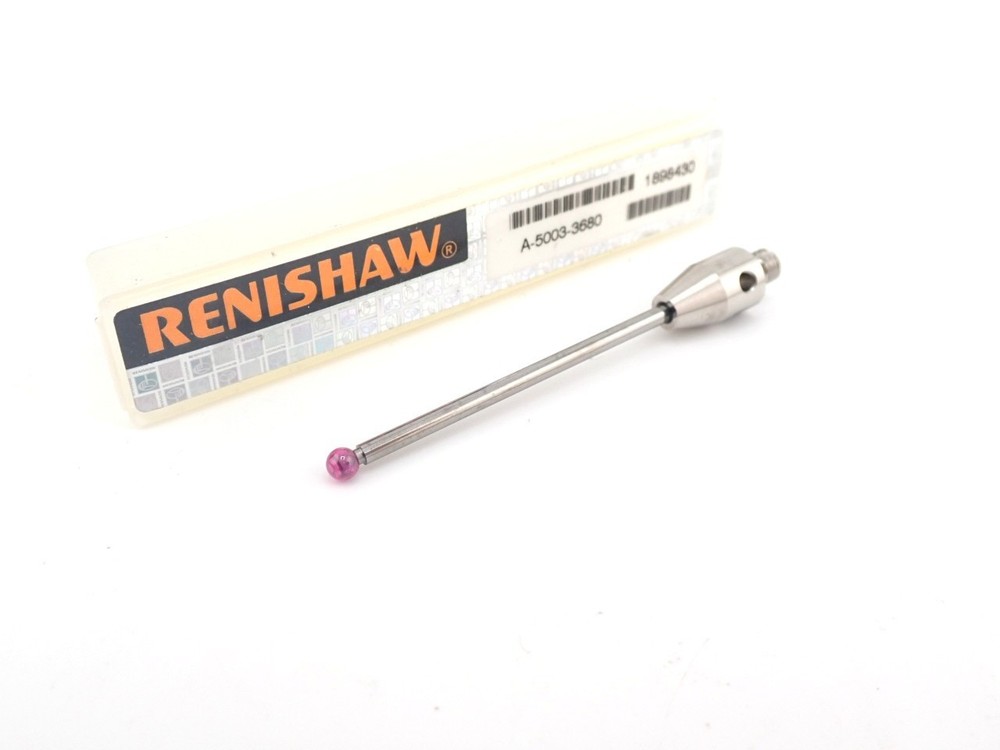Renishaw A-5000-3680 Stylus 3mm Ruby Ball, M4 Thread, Tungsten Stem