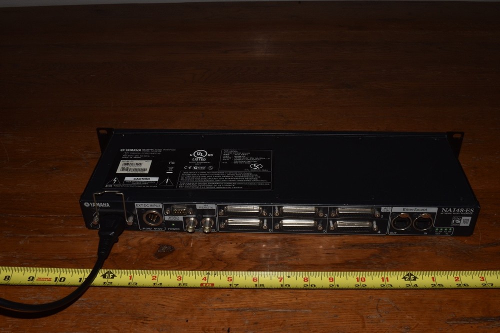 YAMAHA NETWORK AUDIO INTERFACE USED MODEL# NAI48-ES