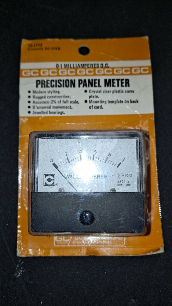 GC Electronics Precision Panel Meter 20-1112 New D1-1012