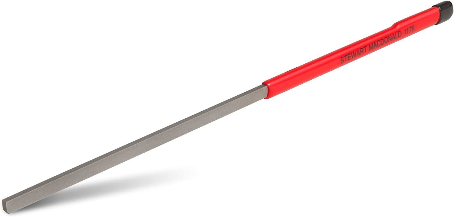 StewMac Rough Fret Smooth + Shine Set, Guitar Fret End Dressing And Polishing...