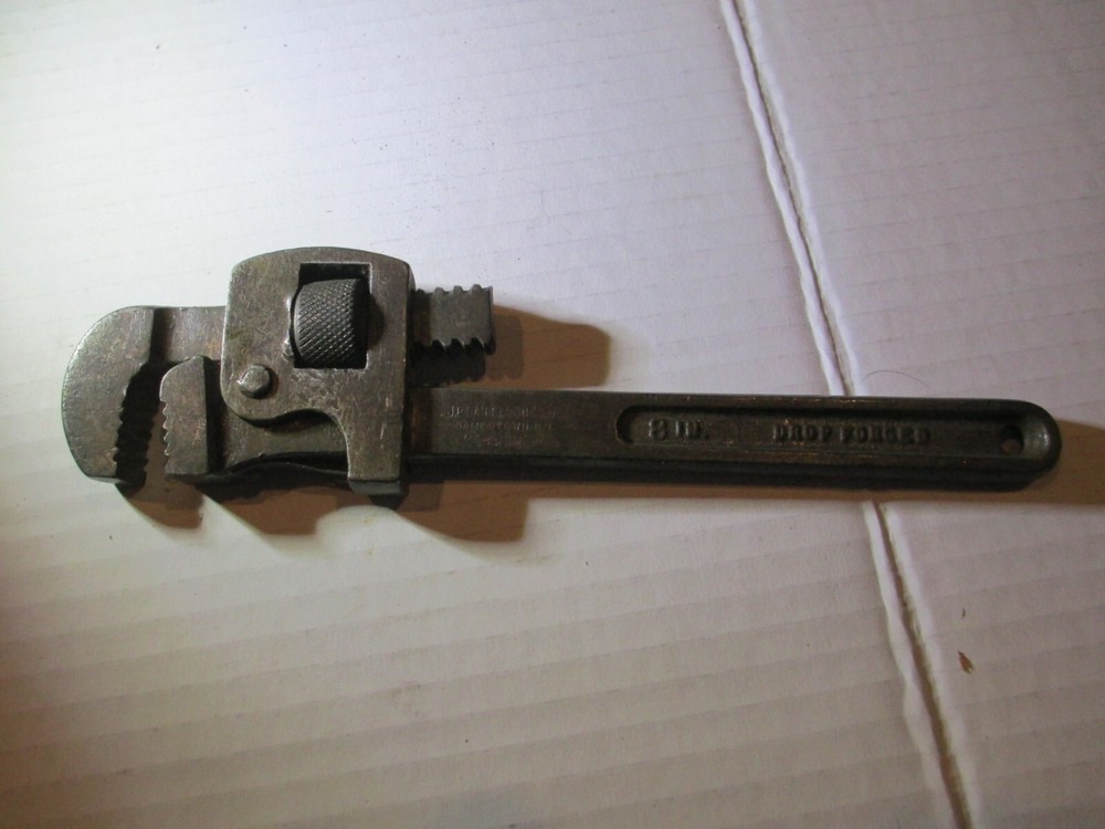 Vintage JP Danielson 8” Pipe Wrench NICE B45