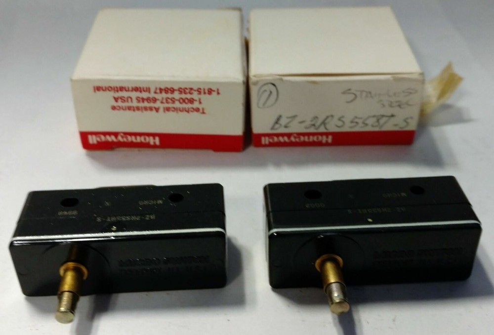 2 Honeywell BZ-2RS558T-S Microswitch