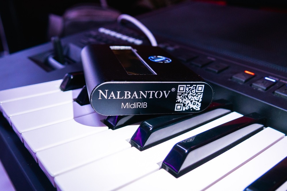 Nalbantov MidiRIB MIDI Ribbon Controller for Studiologic with a MIDI interface