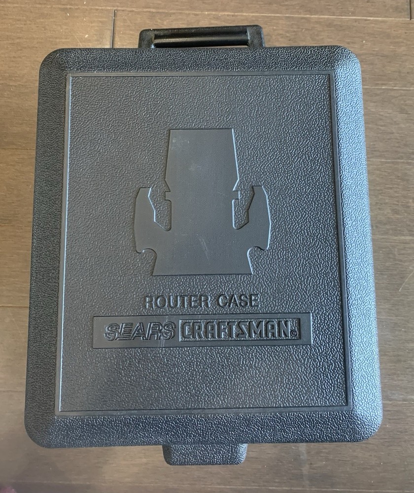 Sears Craftsman 1-1/2 HP Router With Case & Bits