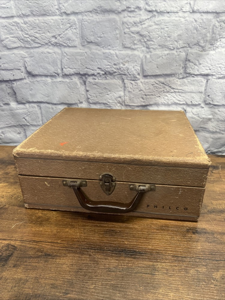 Vintage Creative Science Student School Microscope With Hard Philco Case Tasco