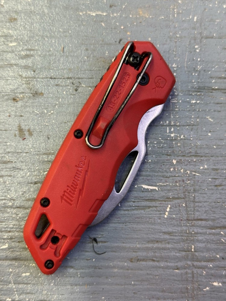 Milwaukee FastBack 48-22-1525 Hawkbill Folding Knife Multiple Available Used