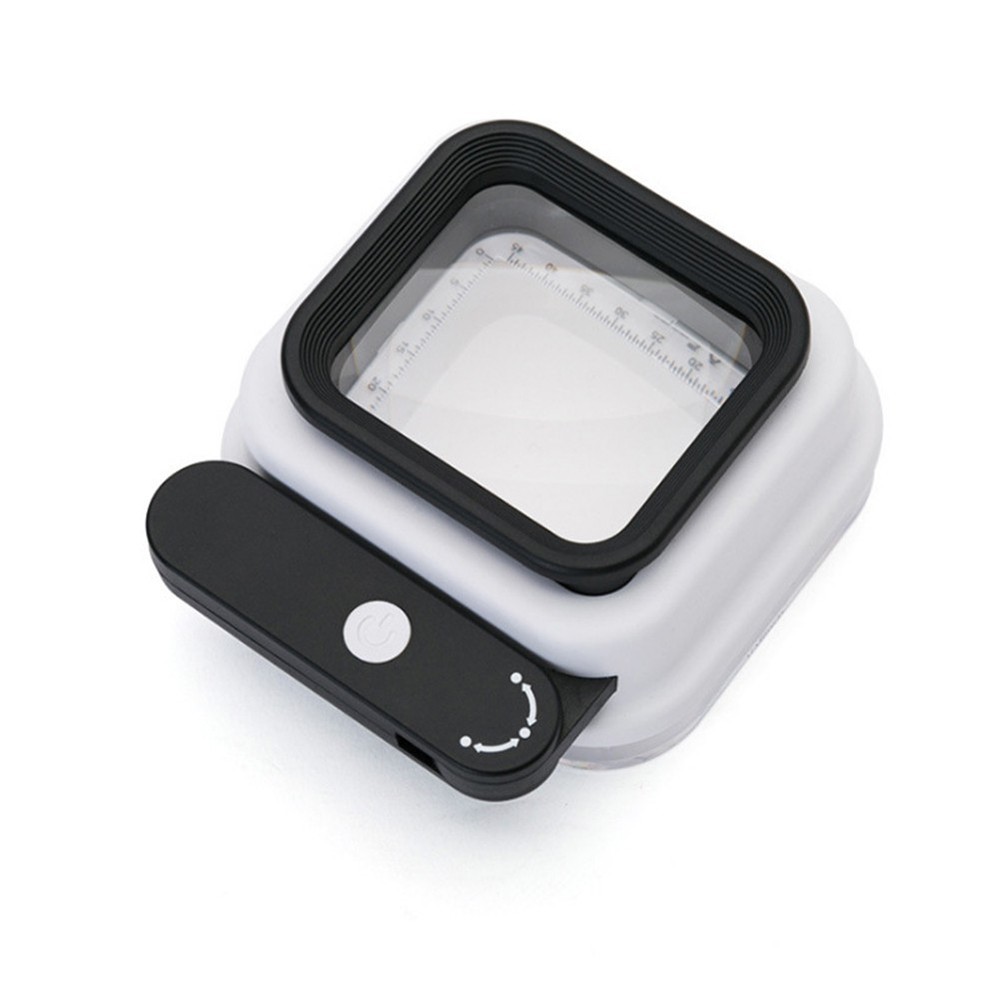 Multifunctional Magnifier with Rotatable Handle and Integrated LED Lights