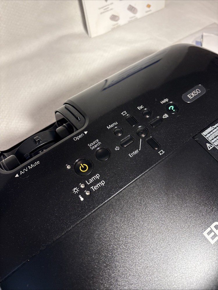 Epson H284A EX50 Digital 3LCD Projector - TESTED Working