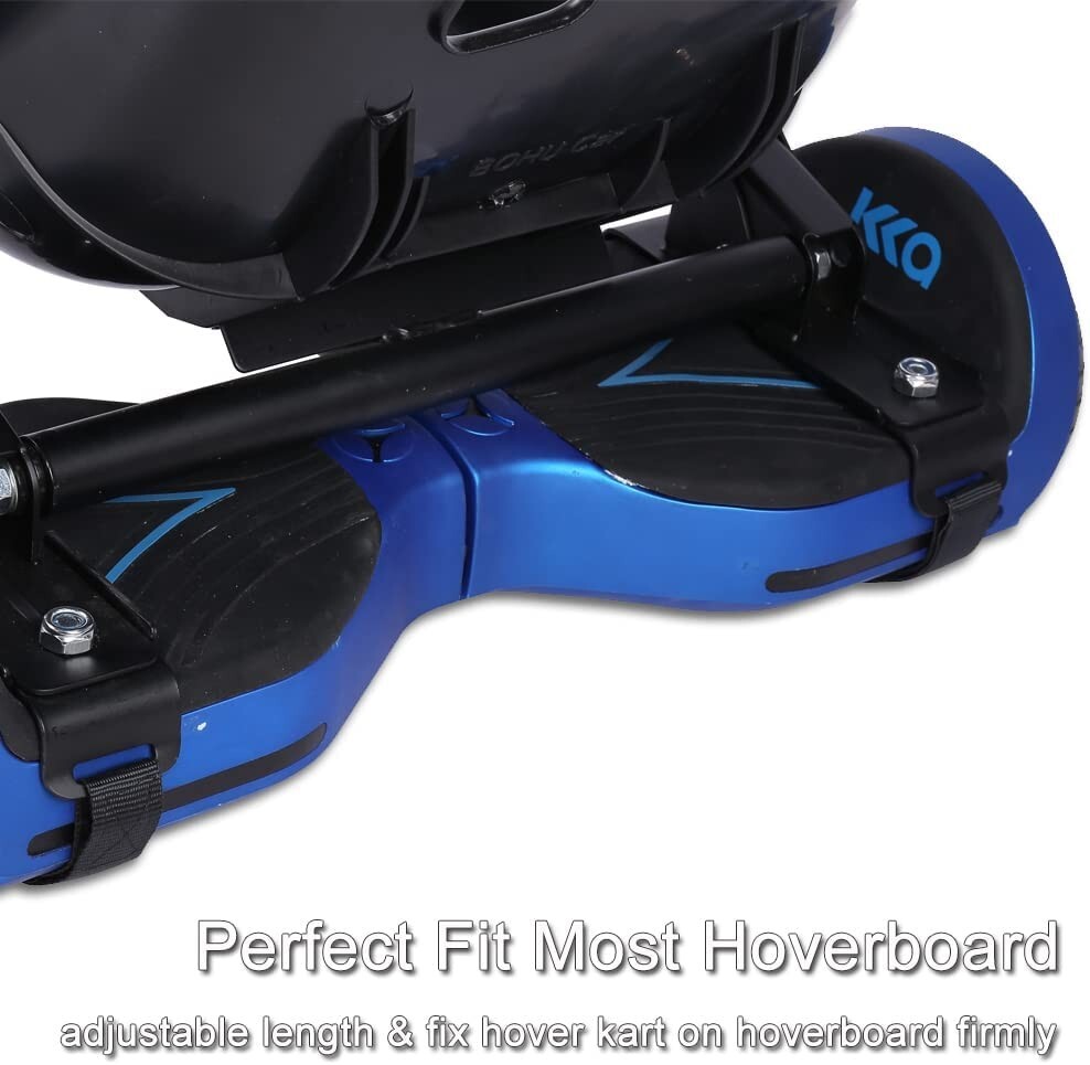 4x Replacement Straps Hoverkart Go Kart For Scooter, Adjustable Hoverboard,Black