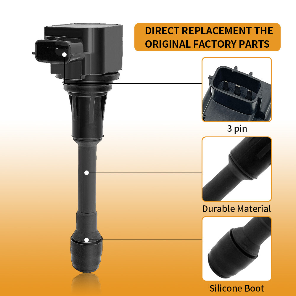 6 Spark plugs and Ignition coils packs fits Nissan Maxima Infiniti 3.5 V6 UF550
