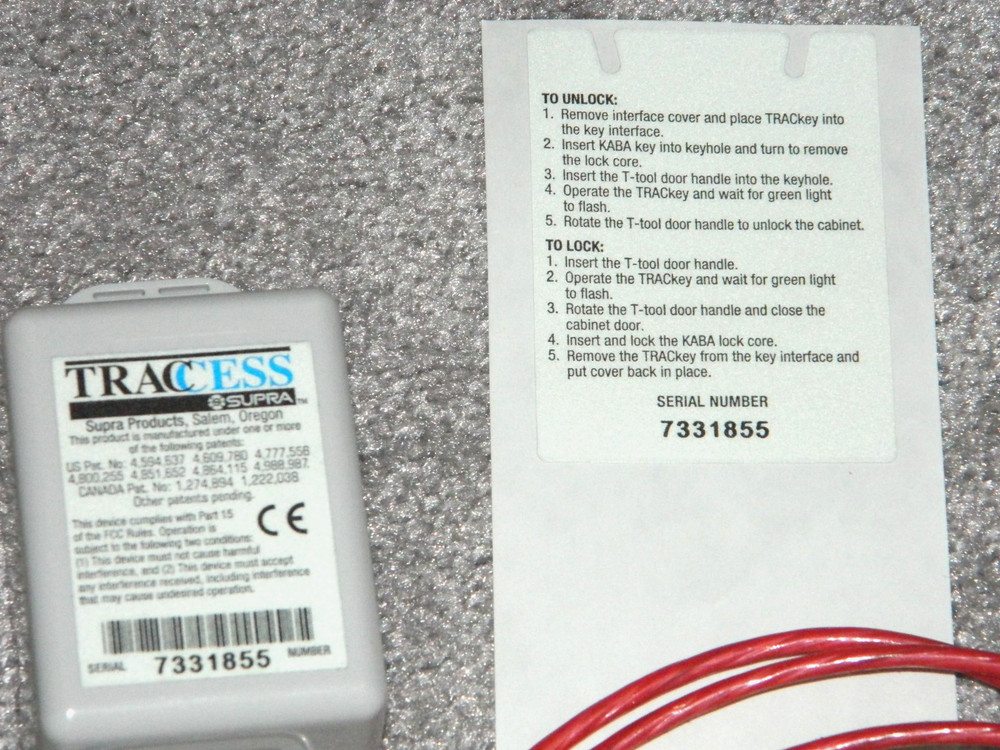 Never Used Traccess TRAC-Cabinet, Ericsson Electronic Lockset