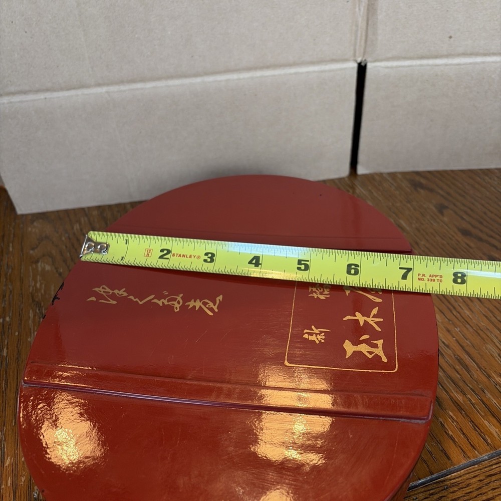 Japanese Oval Box With Sewing Kit