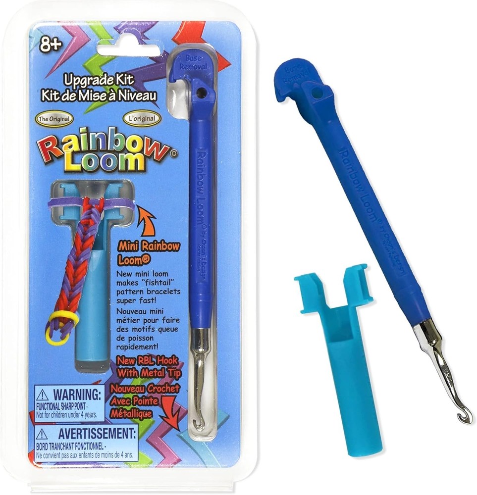 Authentic Blue Metal Hook & Mini Loom - Perfect for Creating Fishtail Bracelets