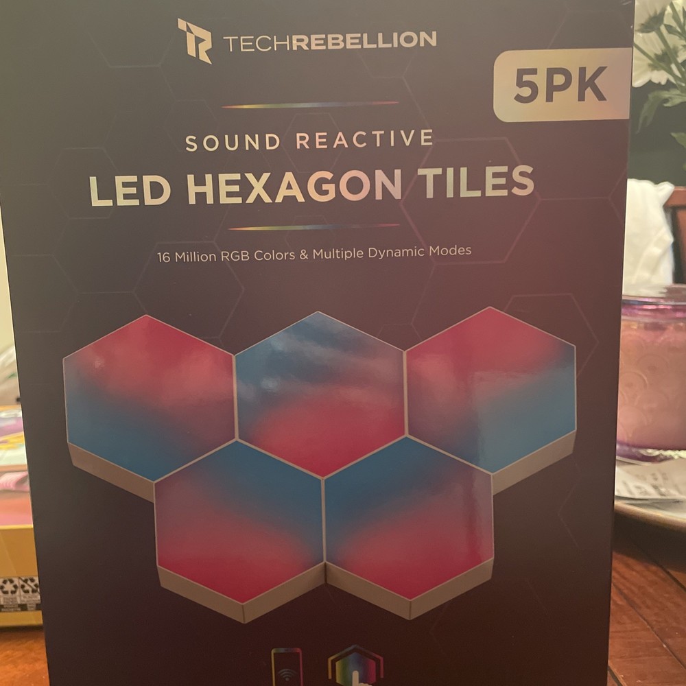 New tech rebellion Led Hexagon