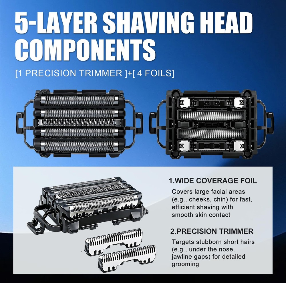 WES9032P Replacement Outer Foil and Inner Blade Set,Compatible with 1 Count