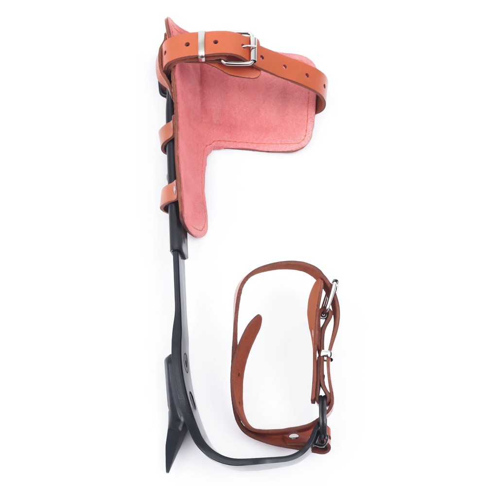 Tree Climbing Spike Kit Pole Climbing Spurs Steel Adjustable Climber Strap Gaffs