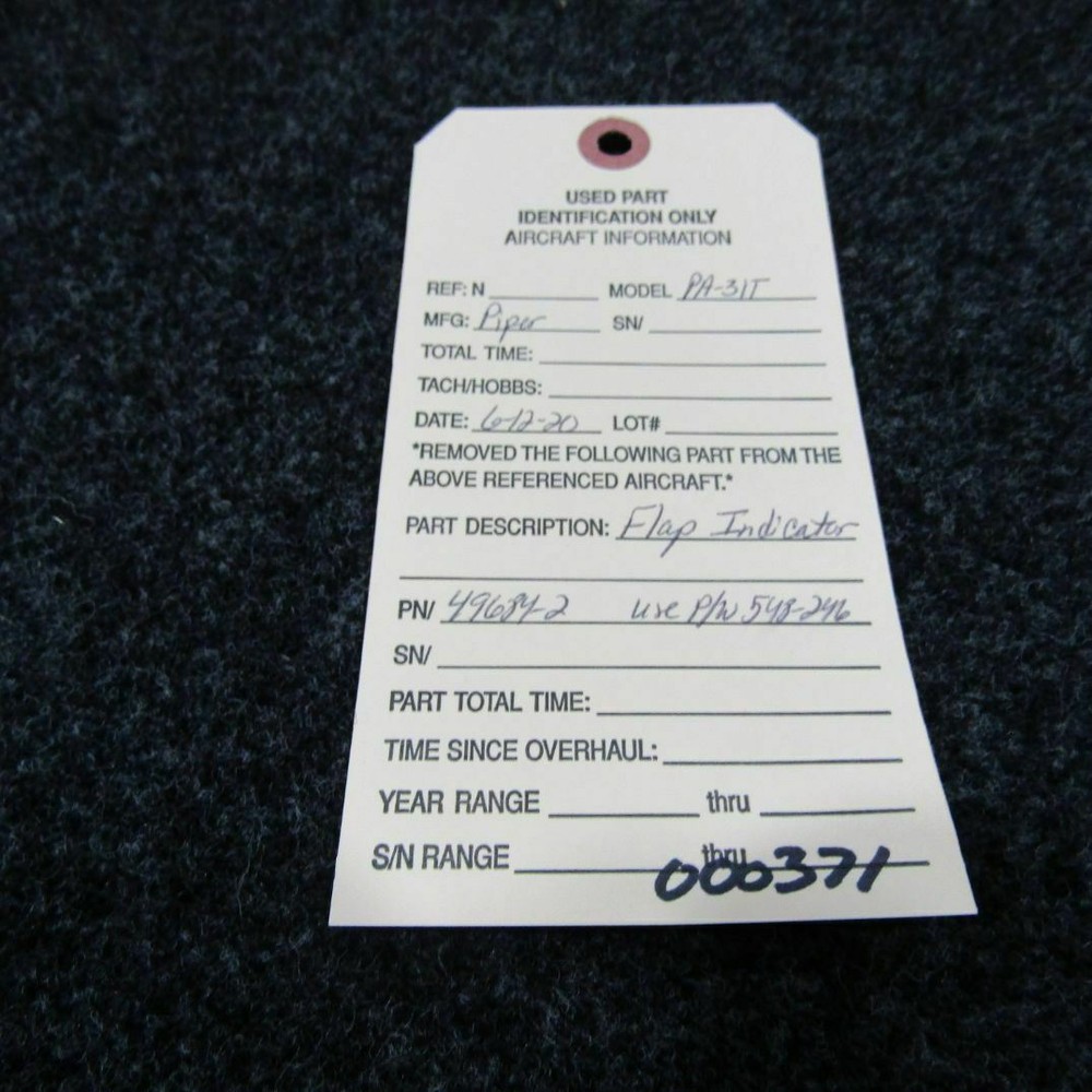 49684-2 (Alt: 548-246) Flap Indicator (C20)