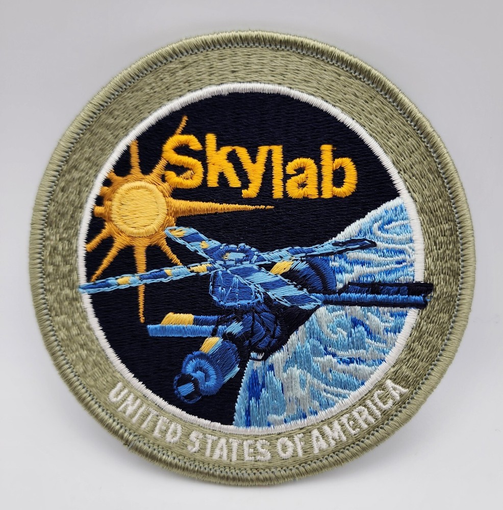 Skylab Space Station Logo  3" Embroidered Patch- Mailed from USA