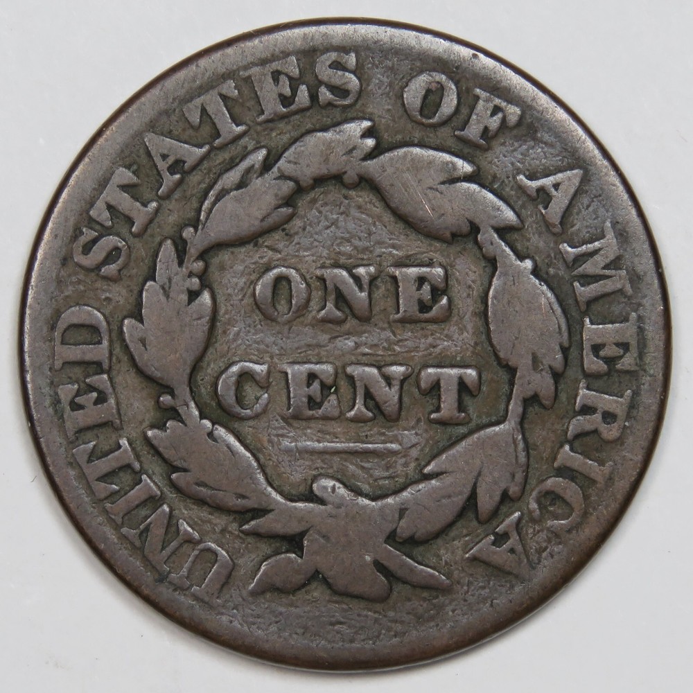 1828 Liberty Coronet Matron Head Large Cent - Small Wide Date