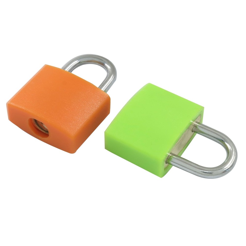 10 Pcs Luggage Locks with Keys, Small Padlock with Key Multicolor Mini Keyed ...