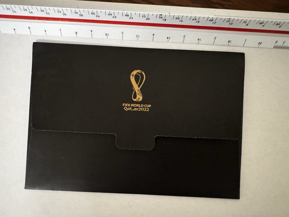Qatar 22 Riyals World Cup 2022 Commemorative Note with COA & Folder