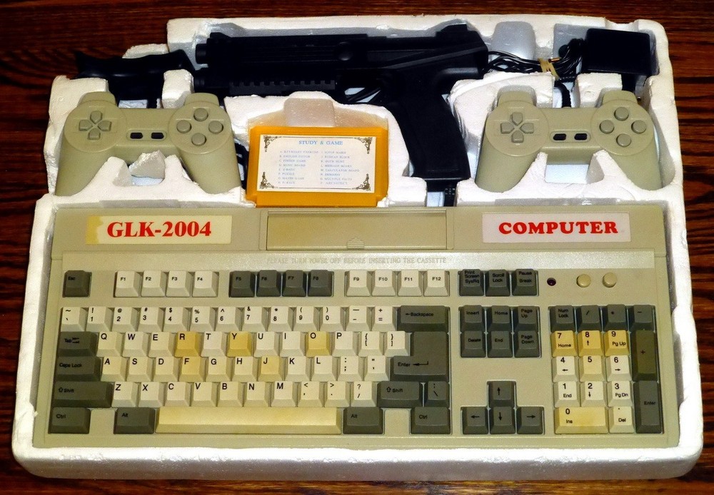 GLK 2004 Gold Leopard King Retro Educational Video Game Computer System - Issue!