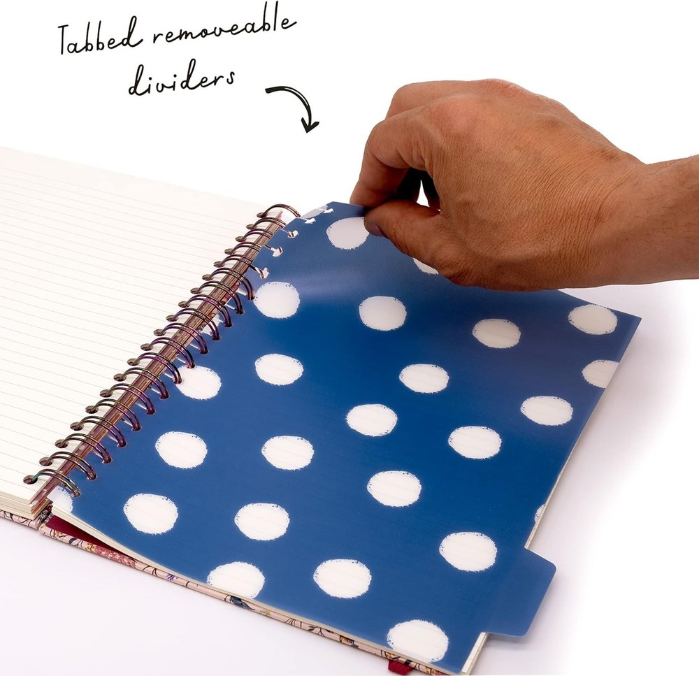 Functional 5 Subject Notebook Set - 3 Beautifully Designed Notebooks