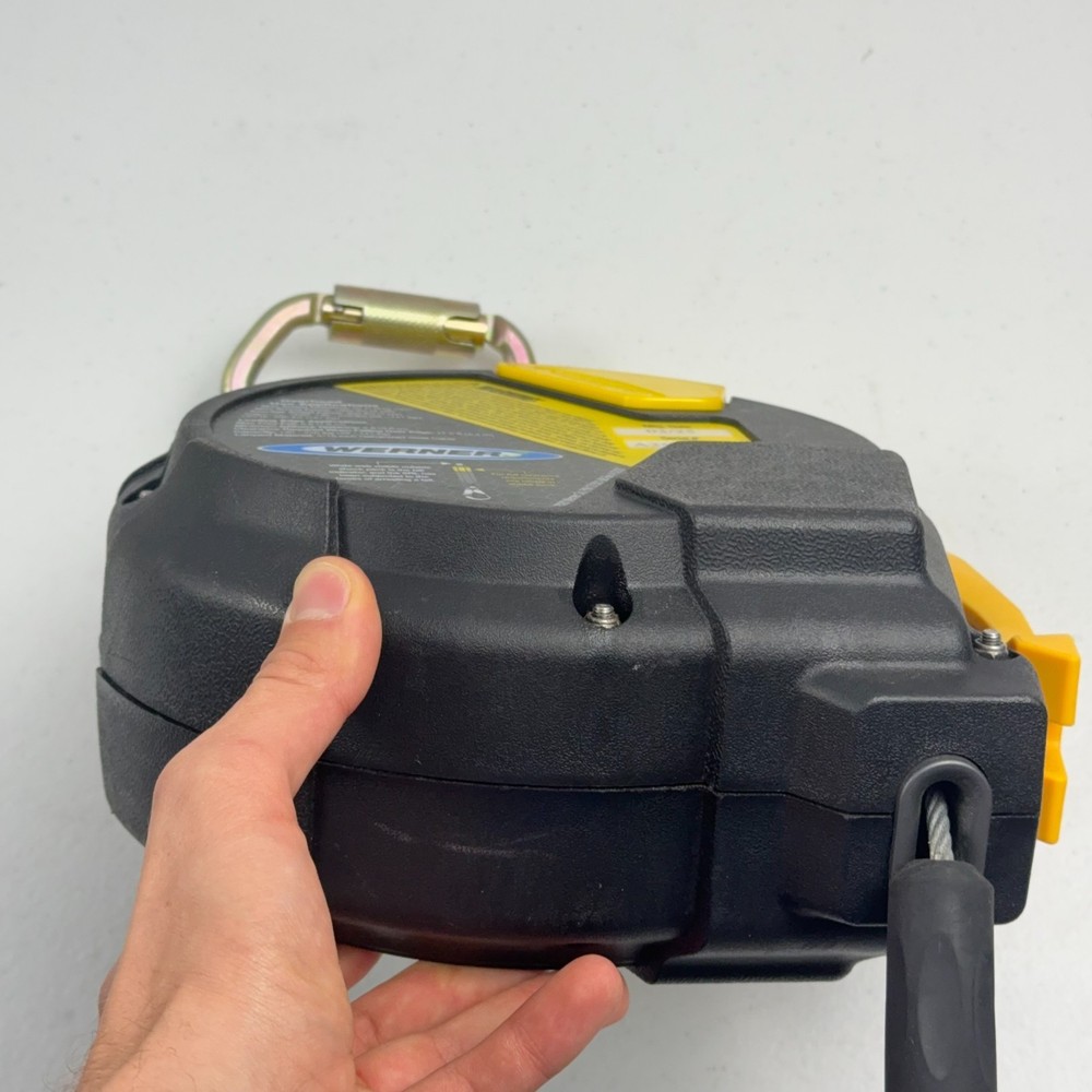 Werner 50' Ft Max Patrol Self-Retracting Lifeline Galvanized Cable R410050LE