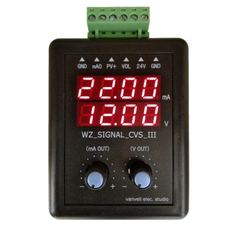 4-20ma Signal Generator 24V Current Voltage Transmitter Calibrator source 0-10V