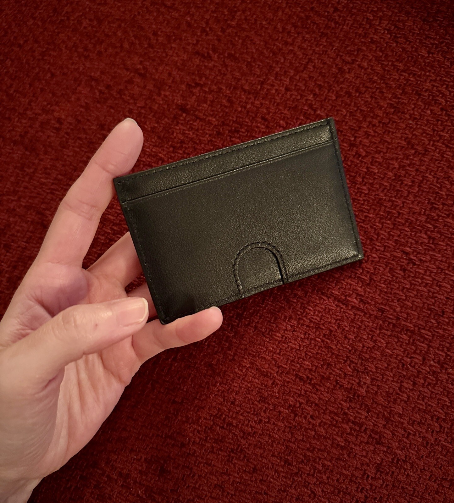 Patek Philippe Calatrava Black Calfskin Cardholder Card Wallet - AD VIP Gift