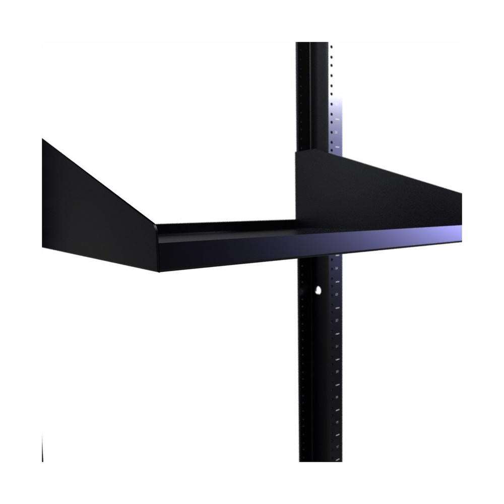 ICC 3U Server Rack Shelf, Heavy-Duty Steel Cantilever Trays with Solid Bottom...