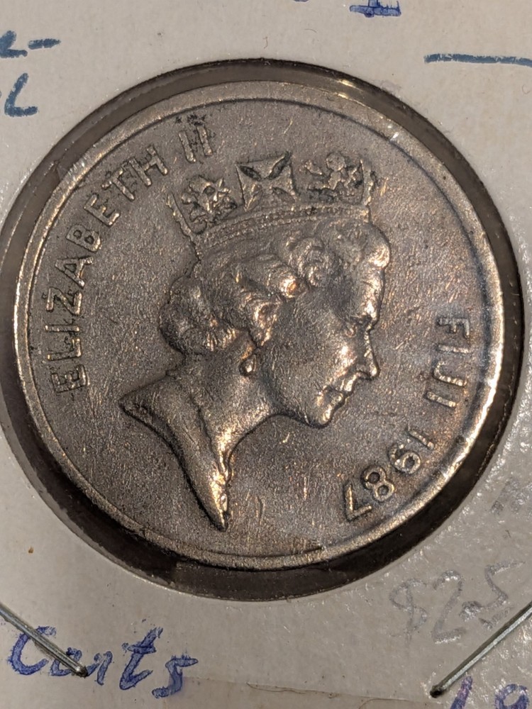 Fiji, 20 Cents, 1987 Circulated