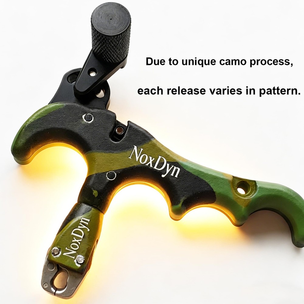 Archery Release 360° Rotatable Thumb Release for Compound Bow Green