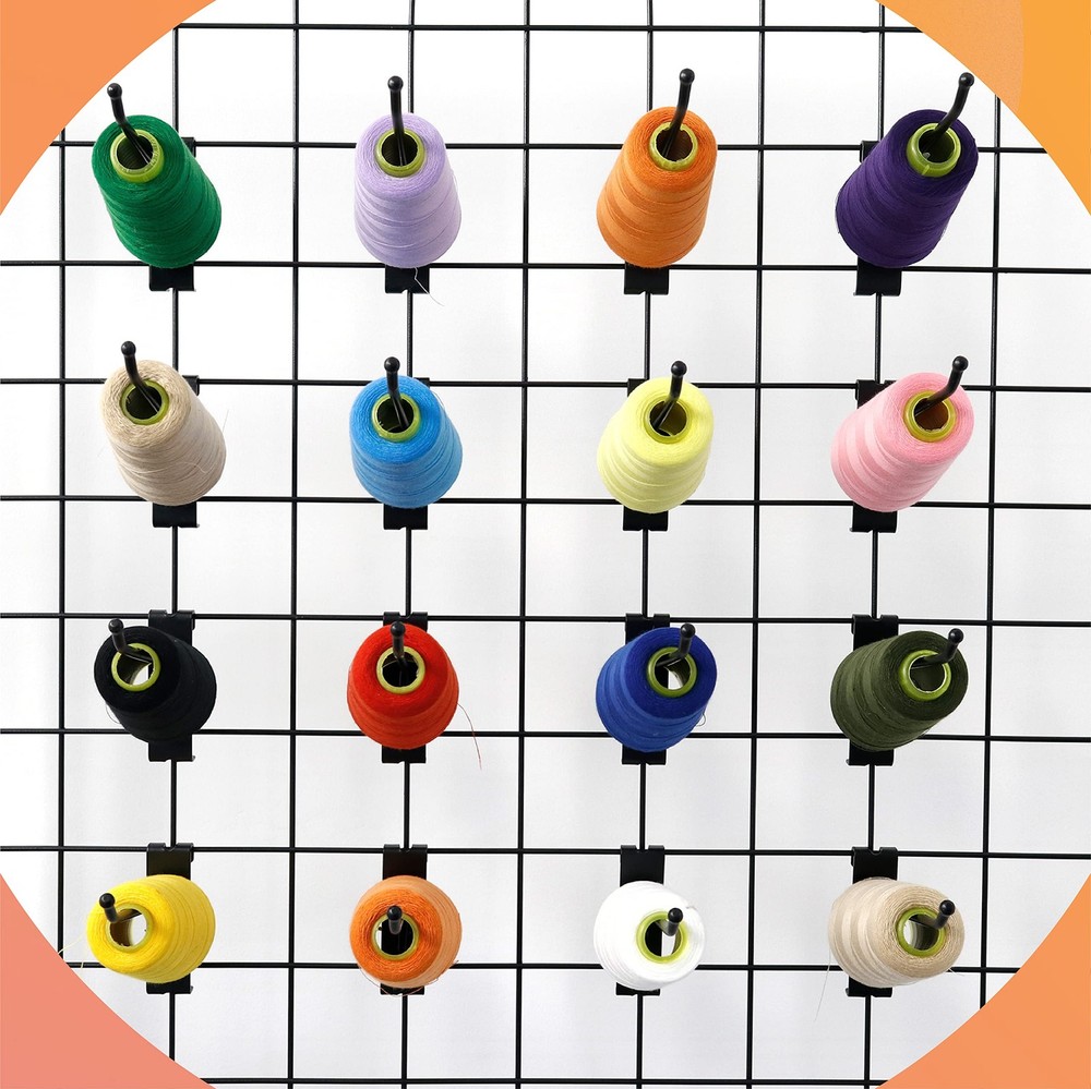 HUHOLE Gridwall Hooks 4 Inch, 32PC Display Hooks for Grid Wall, Hooks for Grid