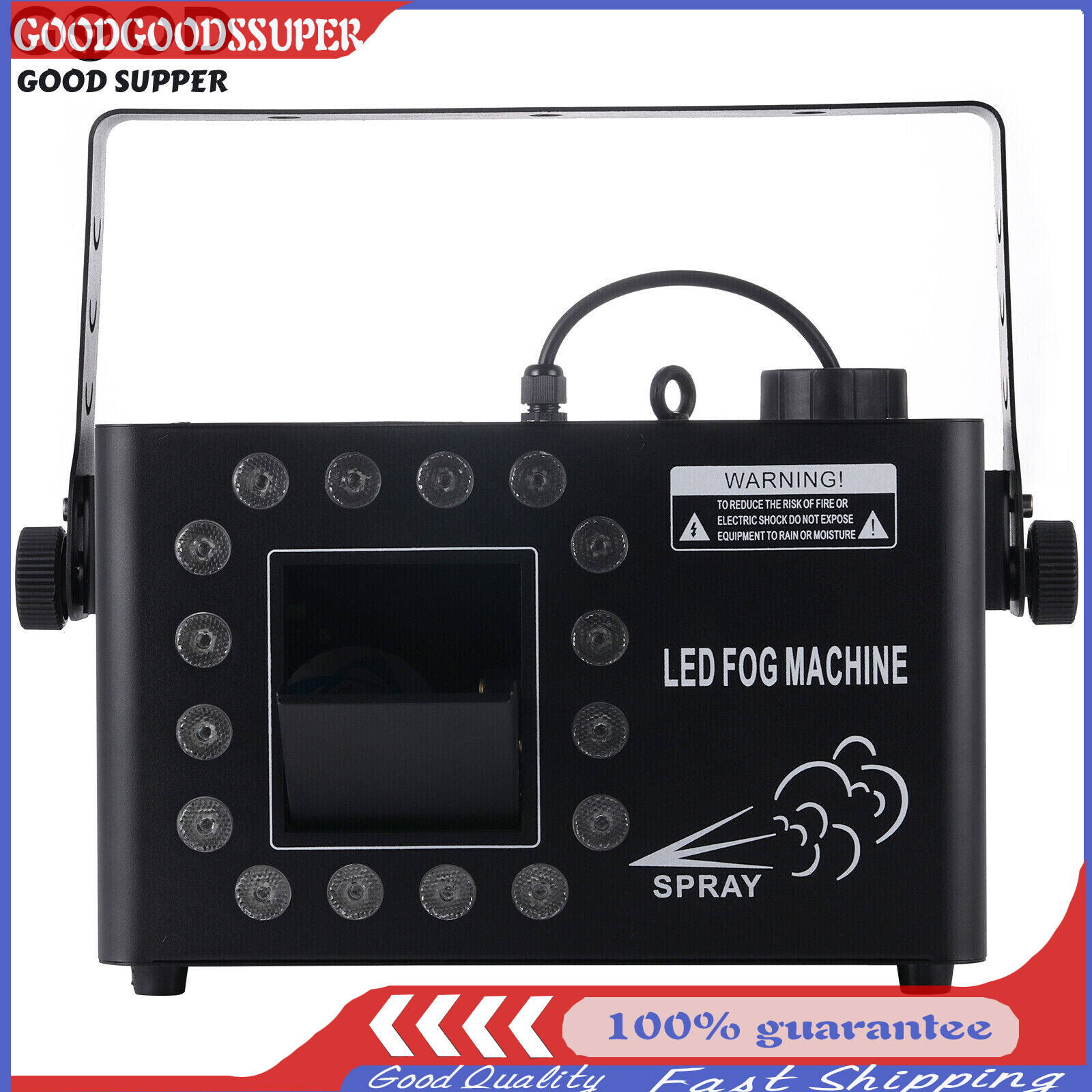 1500W Low Profile Hazer Haze Smoke Machine DMX Theater DJ Party Stage Effect