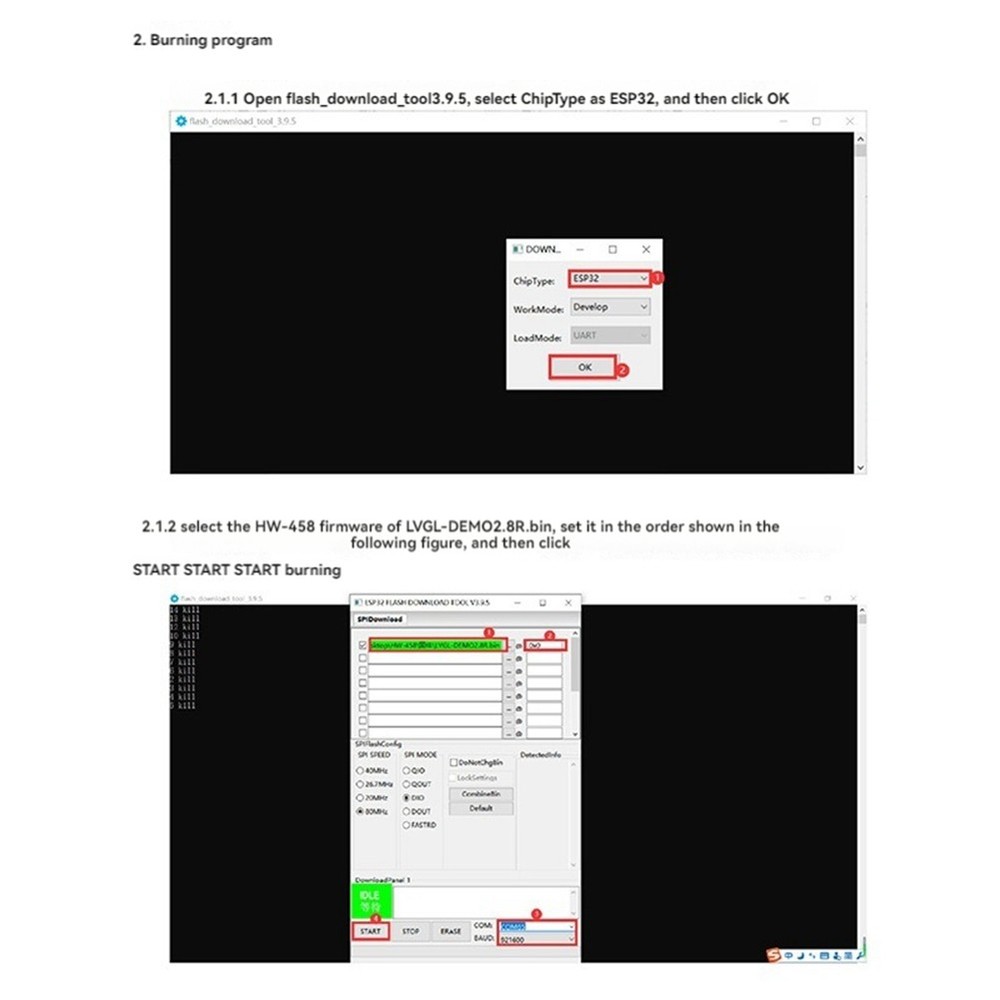 Development Board, 2.8 Touchscreen, WIFI + BT Development Board, 29033