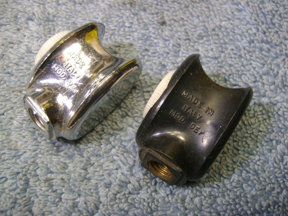 Lot, Silca Frame Air Pump Ends, 2 Complete, others are missing rubber grommets