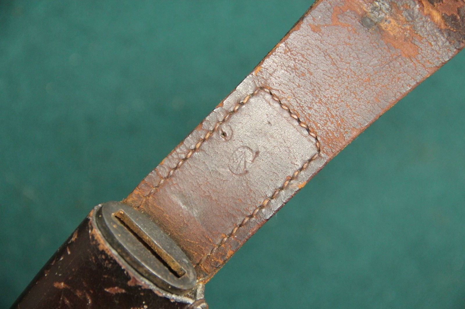 WWI WW1 Canadian Ross Bayonet & Leather Scabbard Mk II Modified Free Shipping