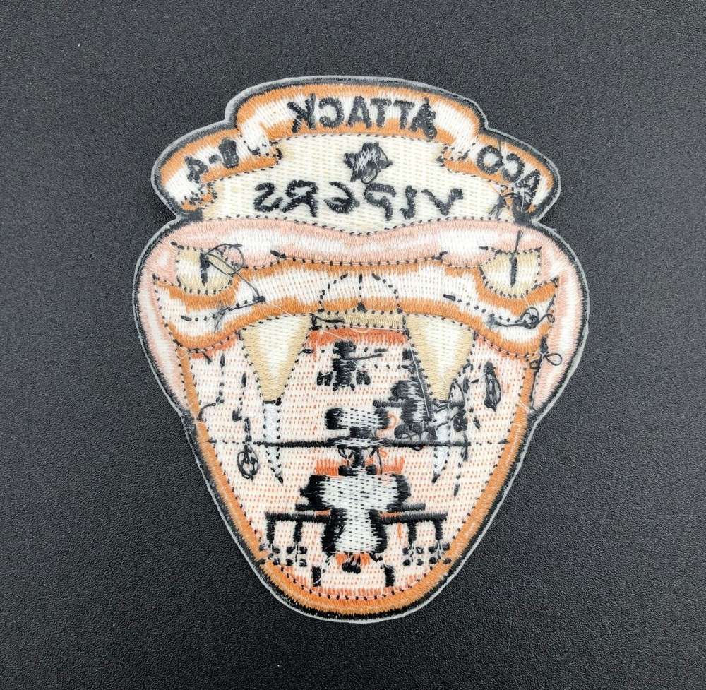 A Co 1-4 Attack Vipers Apache Desert Color Army Aviation Patch OEF OIF