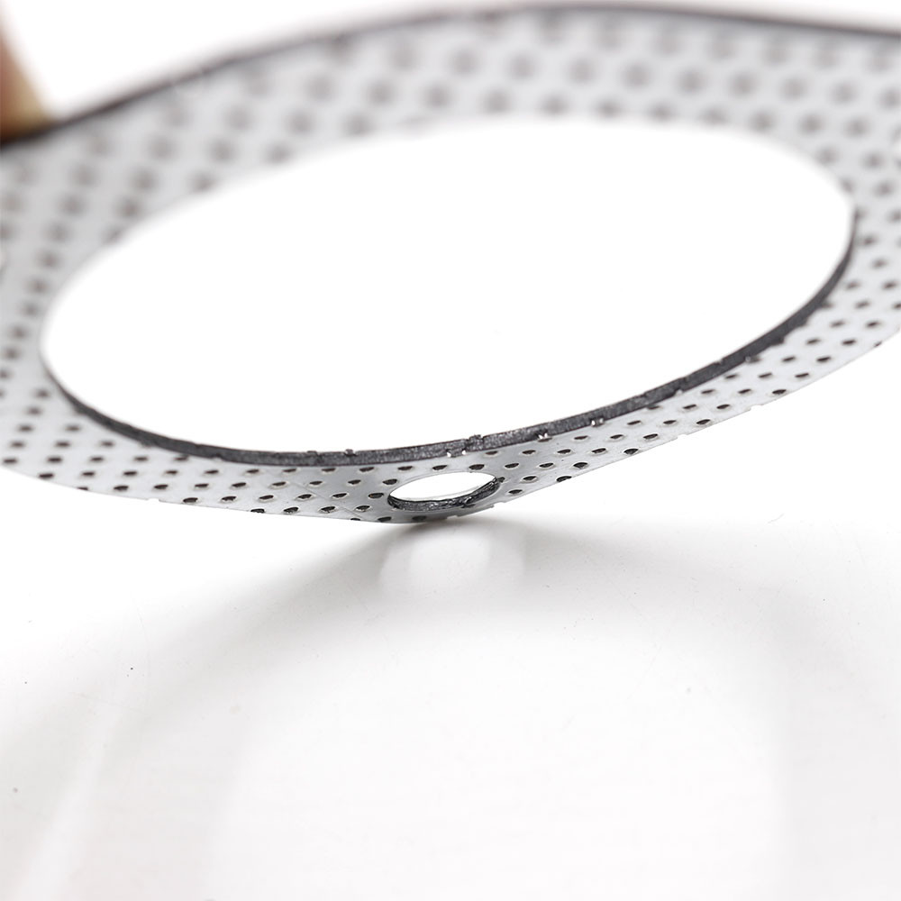 10 PACK 2.5" Catback Exhaust Header Down Pipe Manifold Collector Gasket 3 Bolt